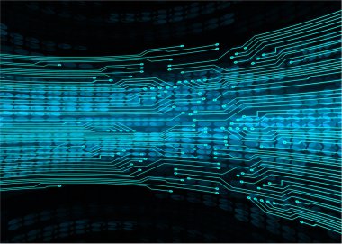 Siber devre gelecekteki teknoloji kavramı