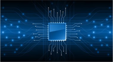 Siber devre gelecekteki teknoloji kavramı