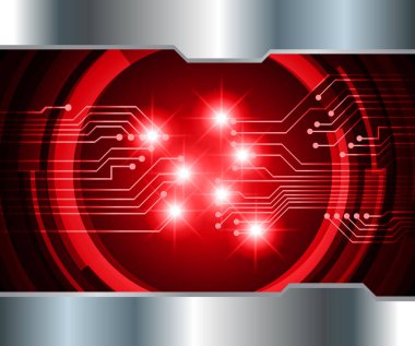 Siber devre gelecekteki teknoloji kavramı