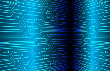 Siber devre gelecekteki teknoloji kavramı