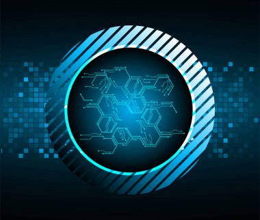 Siber devre gelecekteki teknoloji kavramı