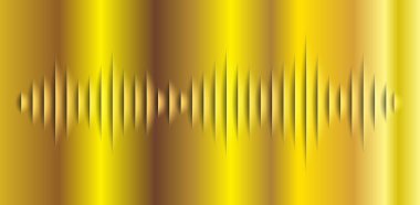 Ses dalgaları dalgalanan koyu mavi ışık