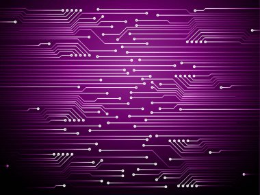 Mavi siber devre gelecekteki teknoloji konsepti