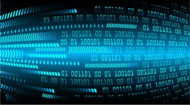 Mavi siber devre gelecekteki teknoloji konsepti