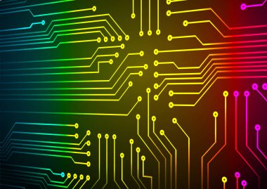 Siber devre gelecekteki teknoloji kavramı