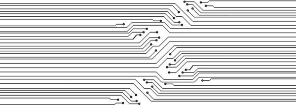 Cibercircuito Futuro Concepto Tecnología Fondo — Vector de stock
