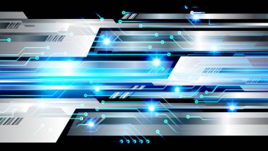 Siber devre gelecekteki teknoloji kavramı