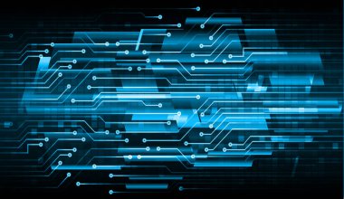 Siber devre gelecekteki teknoloji kavramı