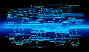 Siber devre gelecekteki teknoloji kavramı