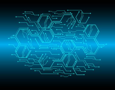 Siber devre gelecekteki teknoloji kavramı