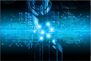 Siber devre gelecekteki teknoloji kavramı