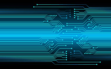 Siber devre gelecekteki teknoloji kavramı