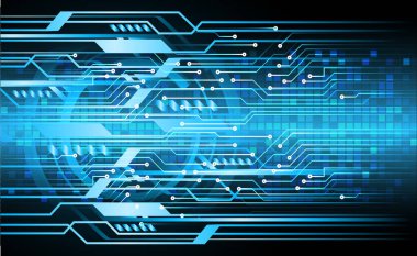 Siber devre gelecekteki teknoloji kavramı