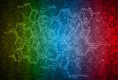 Siber devre gelecekteki teknoloji kavramı