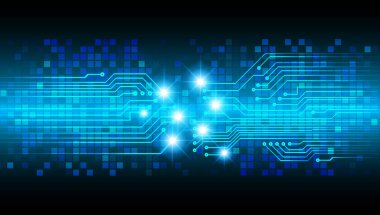 Siber devre gelecekteki teknoloji kavramı