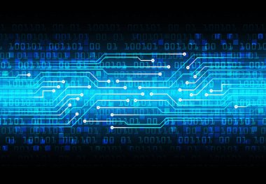 Siber devre gelecekteki teknoloji kavramı