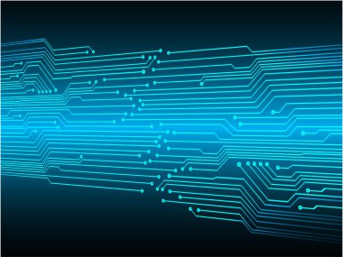 Siber devre gelecekteki teknoloji kavramı