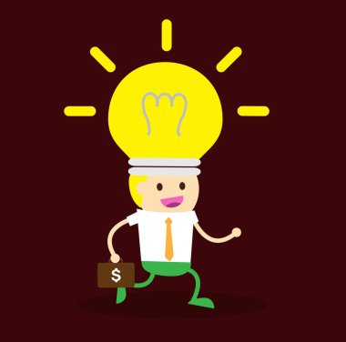 Ampulü olan bir iş adamı