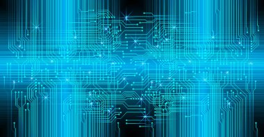 Siber devre gelecekteki teknoloji kavramı