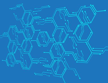 Siber devre gelecekteki teknoloji kavramı