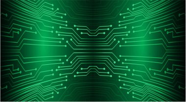 Siber devre gelecekteki teknoloji kavramı