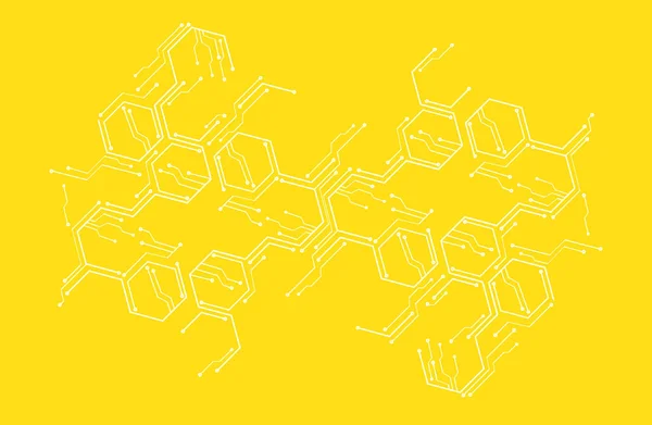 网络电路未来技术概念背景 — 图库矢量图片