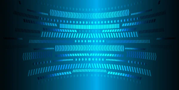 Αφηρημένο Μπλε Φόντο Δυαδικό Κώδικα — Διανυσματικό Αρχείο