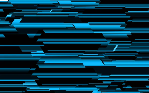 Cor Azul Escuro Luz Abstrato Tecnologia Fundo Movimento Borrão Curva —  Vetores de Stock