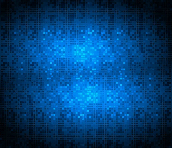 青の抽象的な背景と点と線 — ストックベクタ