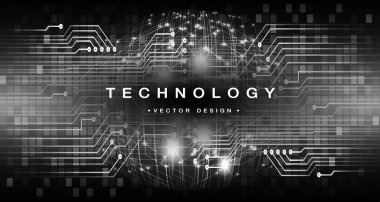 Siber devre gelecekteki teknoloji kavramı