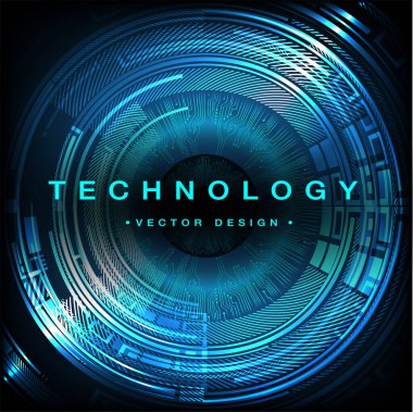 Siber devre gelecekteki teknoloji kavramı