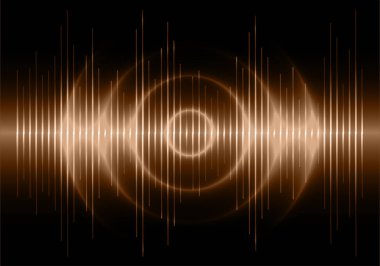 soyut ses dalgası arkaplanı
