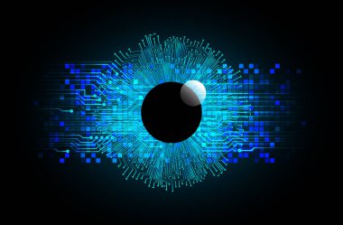 Fütürist teknolojiye sahip soyut bir arkaplan