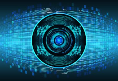 Fütürist teknolojik elementlere sahip soyut teknoloji arka planı