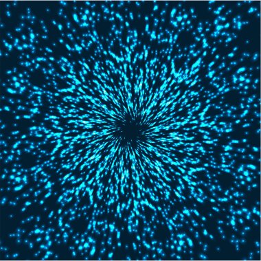 Yıldızlı soyut mavi arkaplan