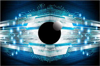 Fütürist teknolojiye sahip soyut bir arkaplan