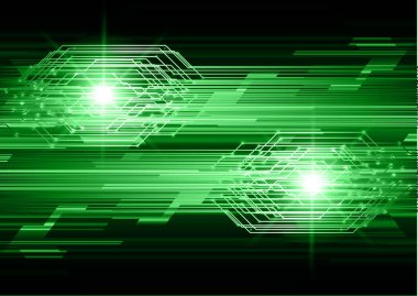 Fütürist devre ile soyut teknoloji arkaplanı