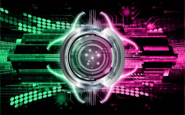 teknolojinin dijital arkaplanı