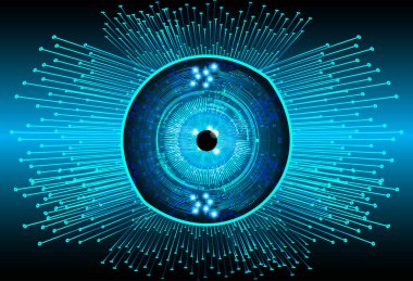 İnsan gözü ile soyut arkaplan