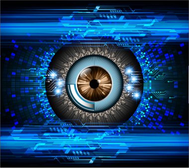 Fütüristik teknolojik kalıba sahip soyut bir arkaplan