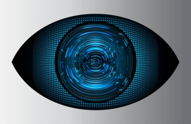 Çemberli soyut teknoloji arka planı