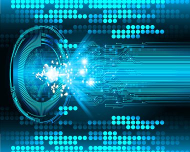 Dünya haritalı soyut teknoloji arkaplanı