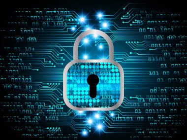 Dijital güvenlik kavramı. vektör illüstrasyonu