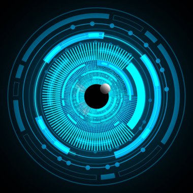 Sanal elementlerle soyut vektör arkaplanı. eps10