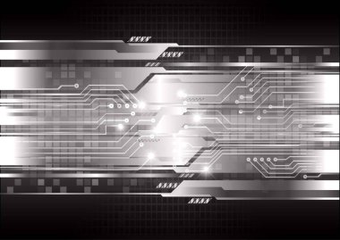 Metinleriniz için yeri olan soyut teknoloji arkaplanı