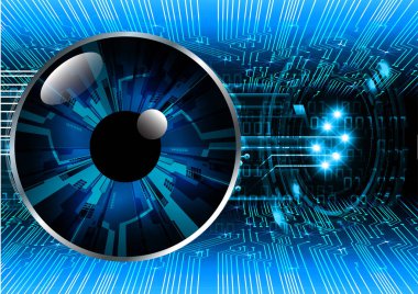 Fütürist teknolojiye sahip soyut bir arkaplan