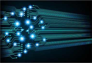soyut teknoloji devre kartı arkaplan vektörü