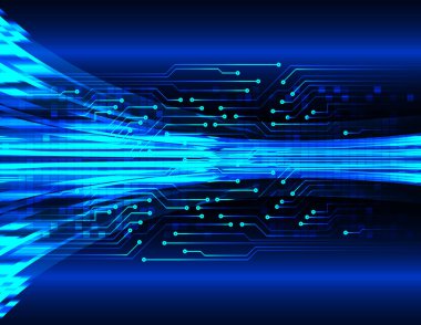 Parlak çizgileri olan soyut teknoloji arkaplanı