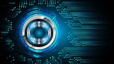 İkili kodlu devre kartı arkaplanı