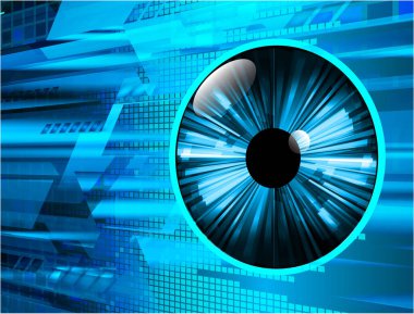 Fütürist teknolojiye sahip soyut bir arkaplan